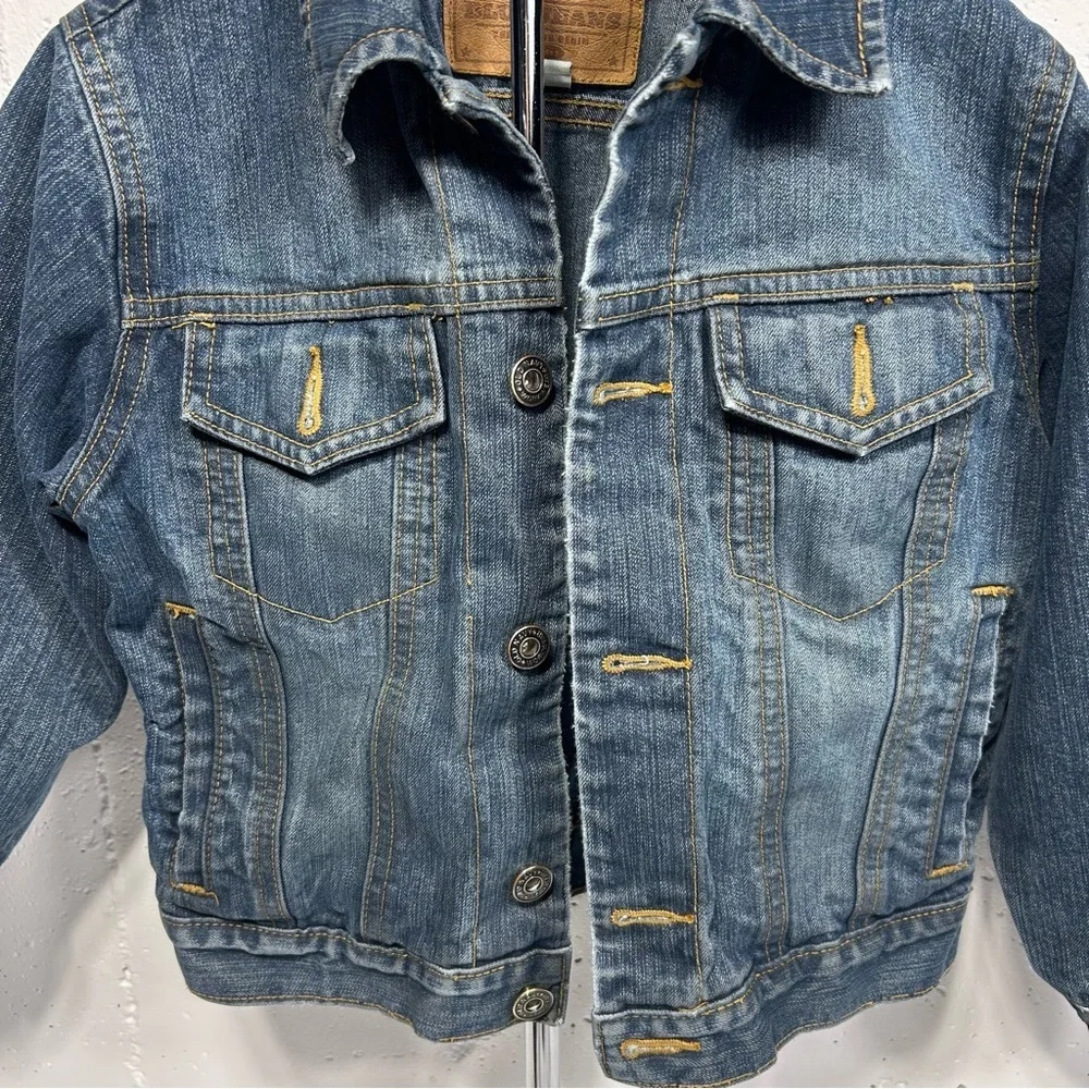 Old Navy Kids Blue Jeans Denim Jacket XS